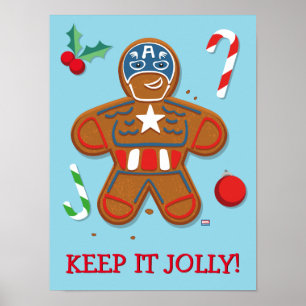 Poster Saison Avengers   Captain America Cookie