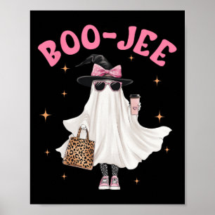 Poster Saison éffrayante mignonne Ghost Funny Halloween B