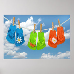 Poster Saison Flip-Flop