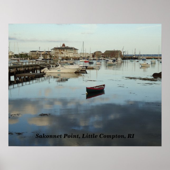 Poster Sakonnet Point, Port, Little Compton, RI (Devant)
