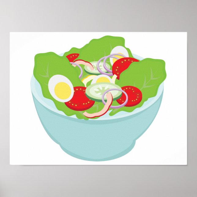 Poster Salade (Devant)