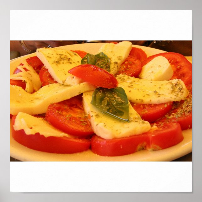 Poster salade de caprisi (Devant)