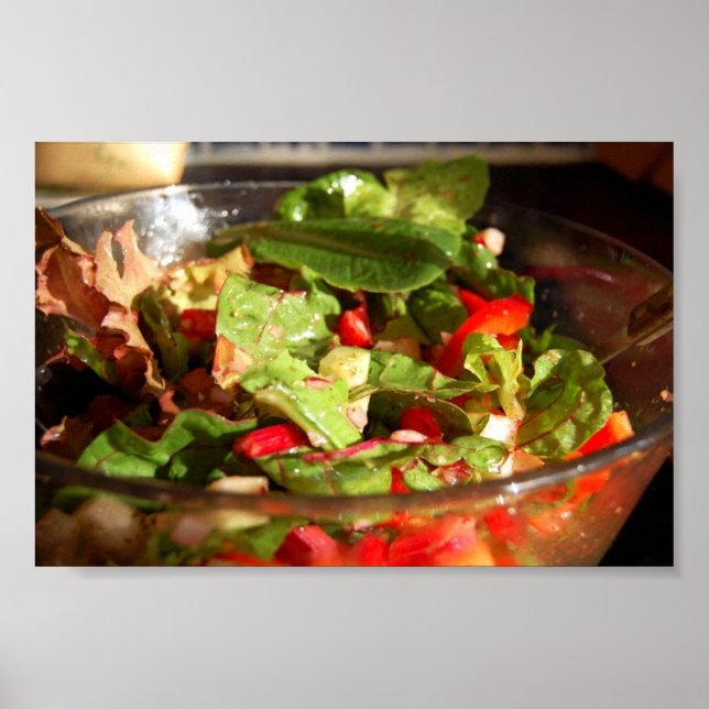 Poster Salade de jardin (Devant)