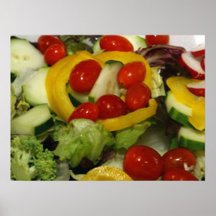 Poster Salade de jardin fraîche