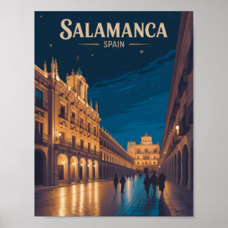 Poster Salamanque Espagne