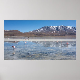 POSTER SALAR DE UYUNI SALT PLAT, BOLIVIE