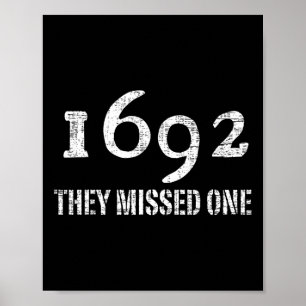 Poster Salem 1692 Ils Ont Manqué Un Costume Halloween