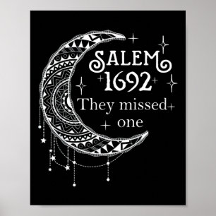 Poster Salem 1692 Ils Ont Manqué Un - Salem Witch 1692 Ha