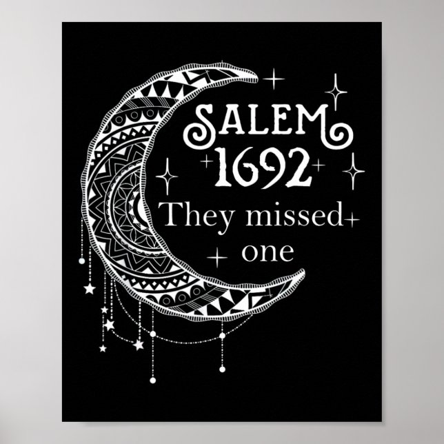 Poster Salem 1692 Ils Ont Manqué Un - Salem Witch 1692 Ha (Devant)