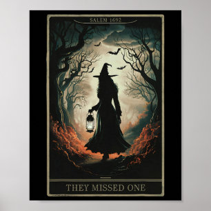 Poster Salem 1962 Vous Avez Manqué Une Sorcière Féministe