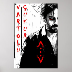 Poster Salih koçovali/ çukur/ B&W