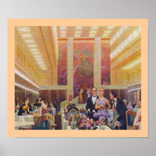 Poster Salle à manger d'Ile de France
