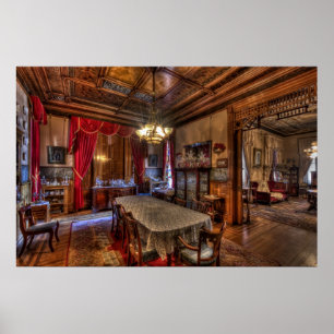Poster Salle à manger du roi du cuivre - Butte Montana