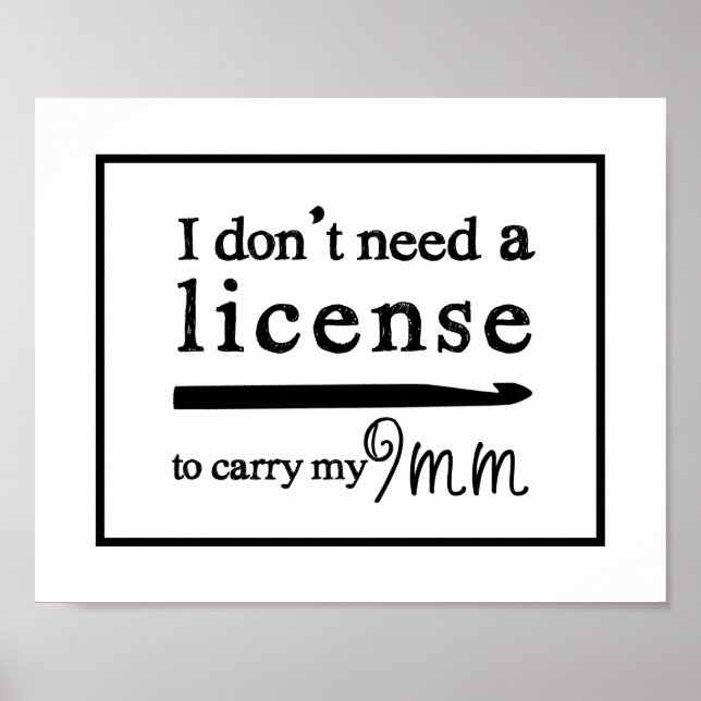 Poster Salle d'artisanat de Crochet Hotte (Devant)