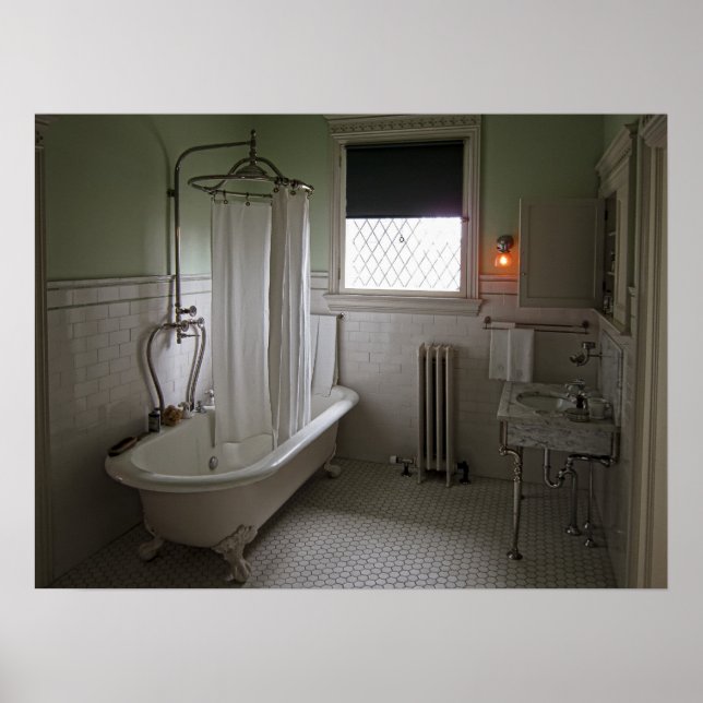 Poster Salle de bain Victorian Campbell House (Devant)