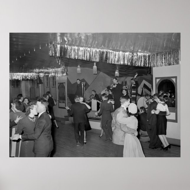 Poster Salle de danse : 1940 (Devant)