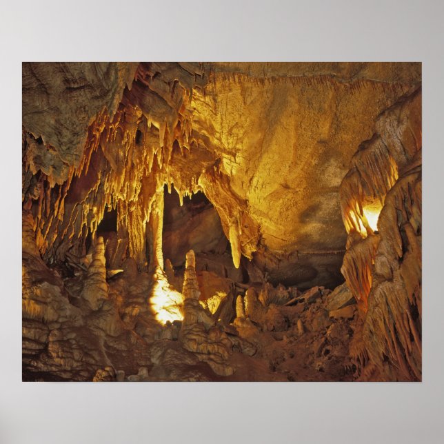 Poster Salle de dépôt, parc national Mammoth Cave, (Devant)