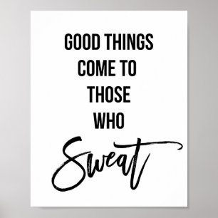 Poster Salle de gym, exercice, entraînement Motivational 