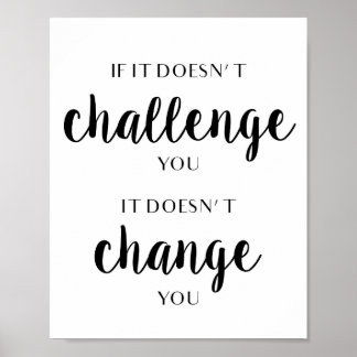Poster Salle de gym, exercice, entraînement Motivational