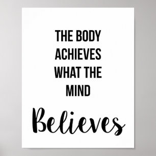 Poster Salle de gym, exercice, entraînement Motivational 