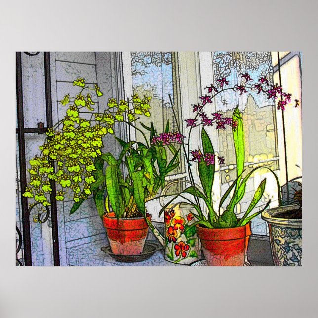 Poster Salle de jardin (Devant)