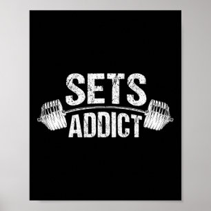 Poster Salle de musculation Fitness Workout Ensemble Amat