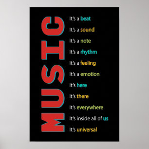 Poster Salle de musique vocale orchestre groupe piano gui