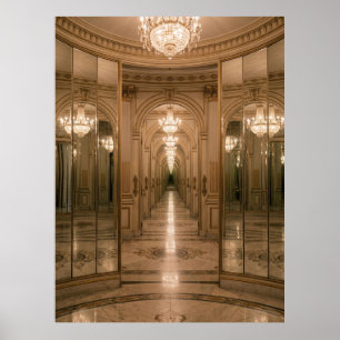 Poster Salle du miroir royal infini