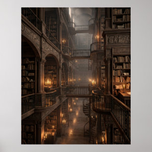 Poster Salle infinie des archives anciennes