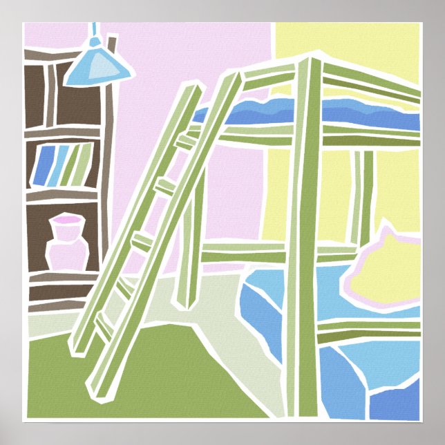 Poster Salle pour enfants (Devant)