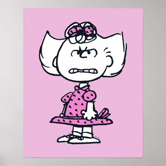 Poster Sally en colère (Devant)