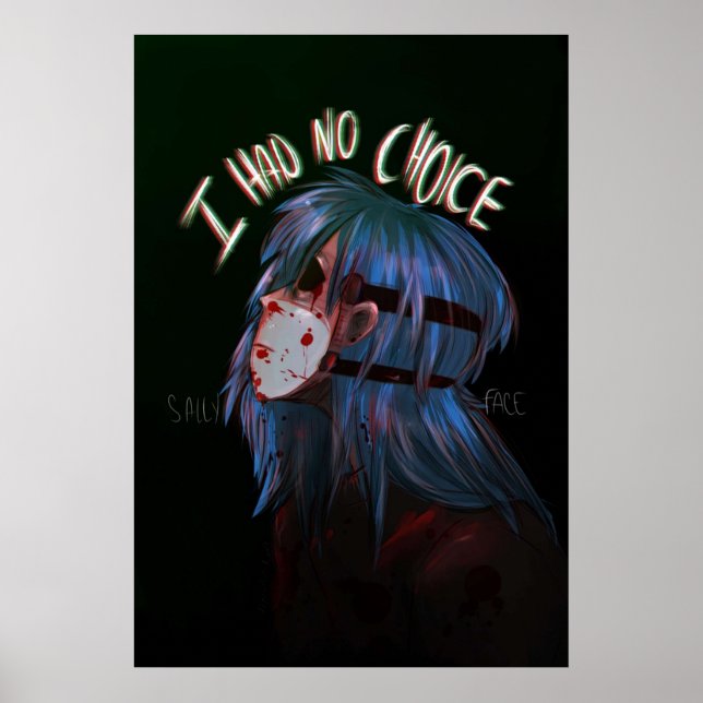 Poster Sally Face Je n'avais pas le choix (Devant)
