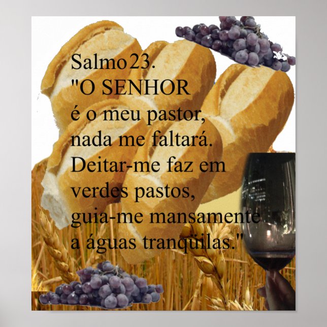 Poster salmo 23 (Devant)