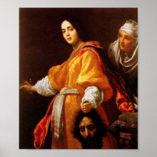 Poster Salome avec la tête de l'affiche de Jean-Baptist