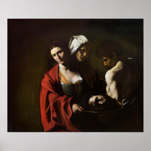 Poster Salome avec le chef de Jean le Baptiste