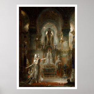 Poster Salome Danser avant Hérode (fini) - G. Moreau
