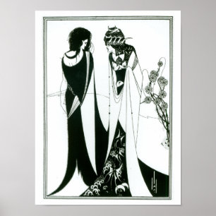 Poster Salome with her mother, Herodias, 1894 (litho) (b/