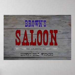 Poster Salon Brown