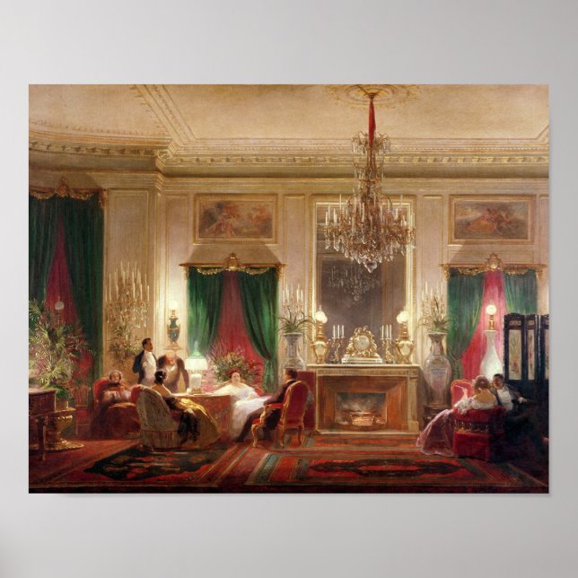 Poster Salon de la princesse Mathilde Bonaparte (Devant)
