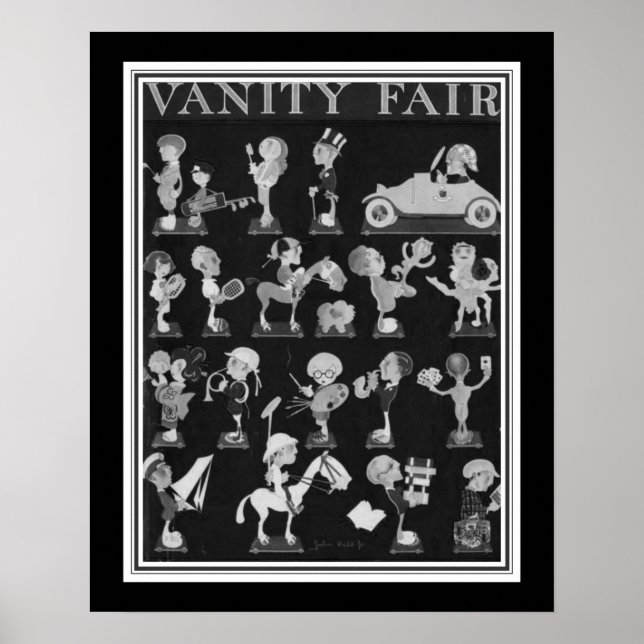Poster Salon de la vanité 1921 "Intérêts" (Devant)