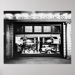 Poster Salon de la Washington Cadillac Company 1927