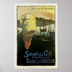 Poster Salon Des Cents ~ Etudes de F. Gottlob
