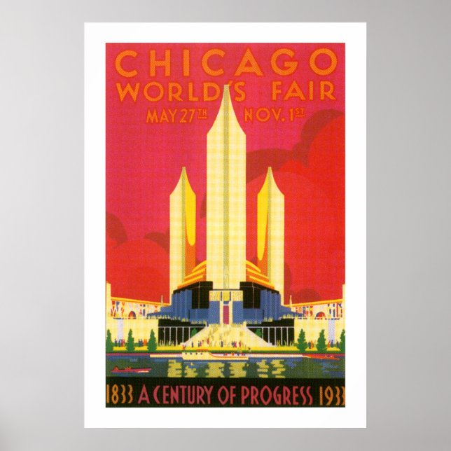 Poster Salon des mondes de Chicago (Devant)
