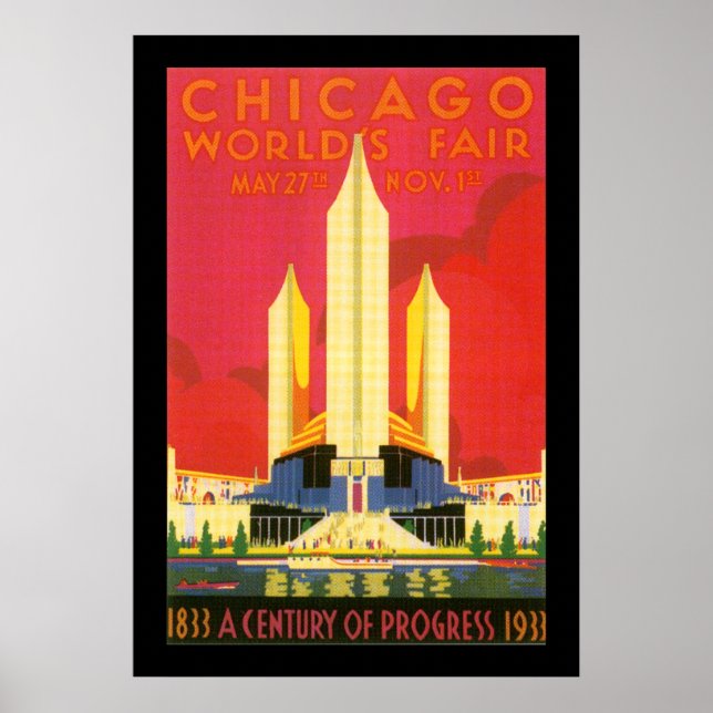 Poster Salon des mondes de Chicago (Devant)