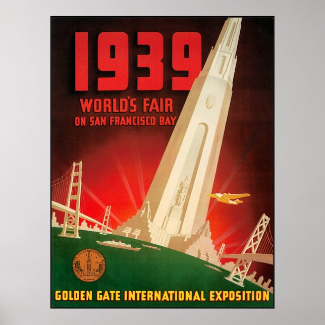 Poster Salon des mondes de San Francisco 1939 (Devant)