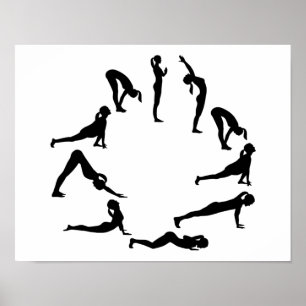 Poster Salon du soleil de Yoga