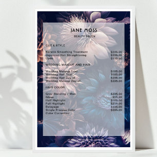 Poster Salon Floral moderne Boho Prix