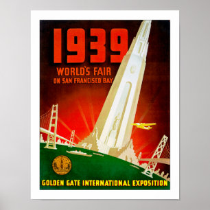 Poster Salon mondial de San Francisco 1939