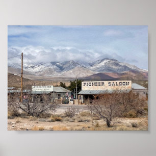 Poster Salon Pioneer & Goodsprings General Store-Winter