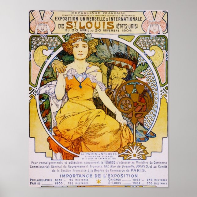 Poster Salon Saint-Louis de Mucha (Devant)